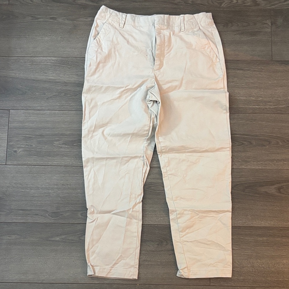 Banana Republic Women's Cream Straight Leg Pants